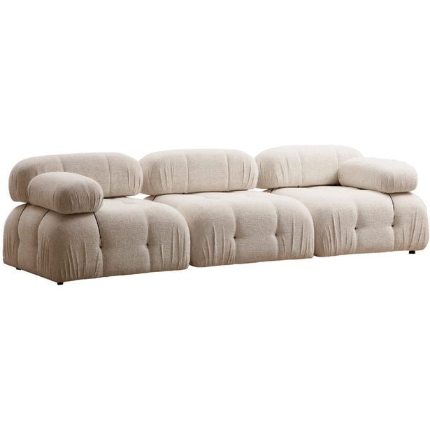 Moduulisohva Linento Furniture Bubble 3-istuttava kerma