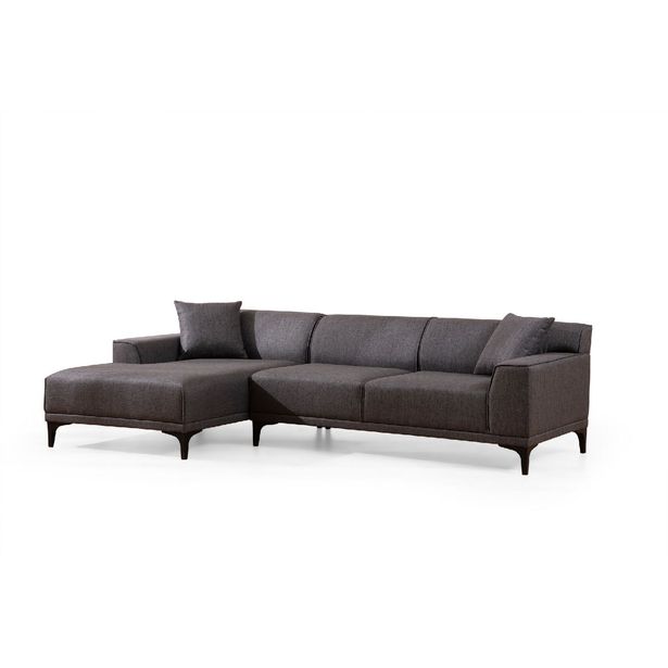 Divaanisohva Linento Furniture Petra vasen antrasiitti