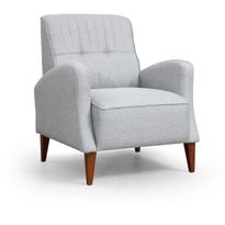 Nojatuoli Linento Furniture Montana, vaaleanharmaa