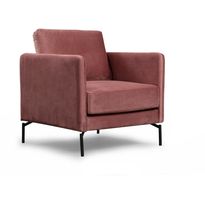 Nojatuoli Linento Furniture Sino, roosa