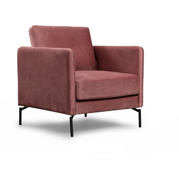 Nojatuoli Linento Furniture Sino, roosa