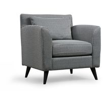 Nojatuoli Linento Furniture Nordic, kuvioitu, harmaa