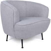 Nojatuoli Linento Furniture Piccoli, vaaleanharmaa