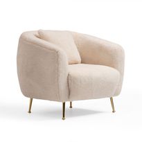 Nojatuoli Linento Furniture Istiridye, beige