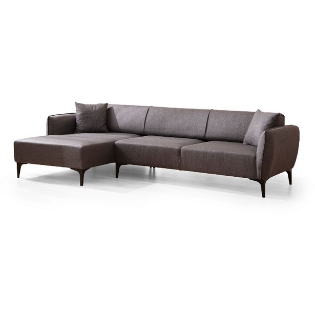 Divaanisohva Linento Furniture Belissimo vasen tummanharmaa