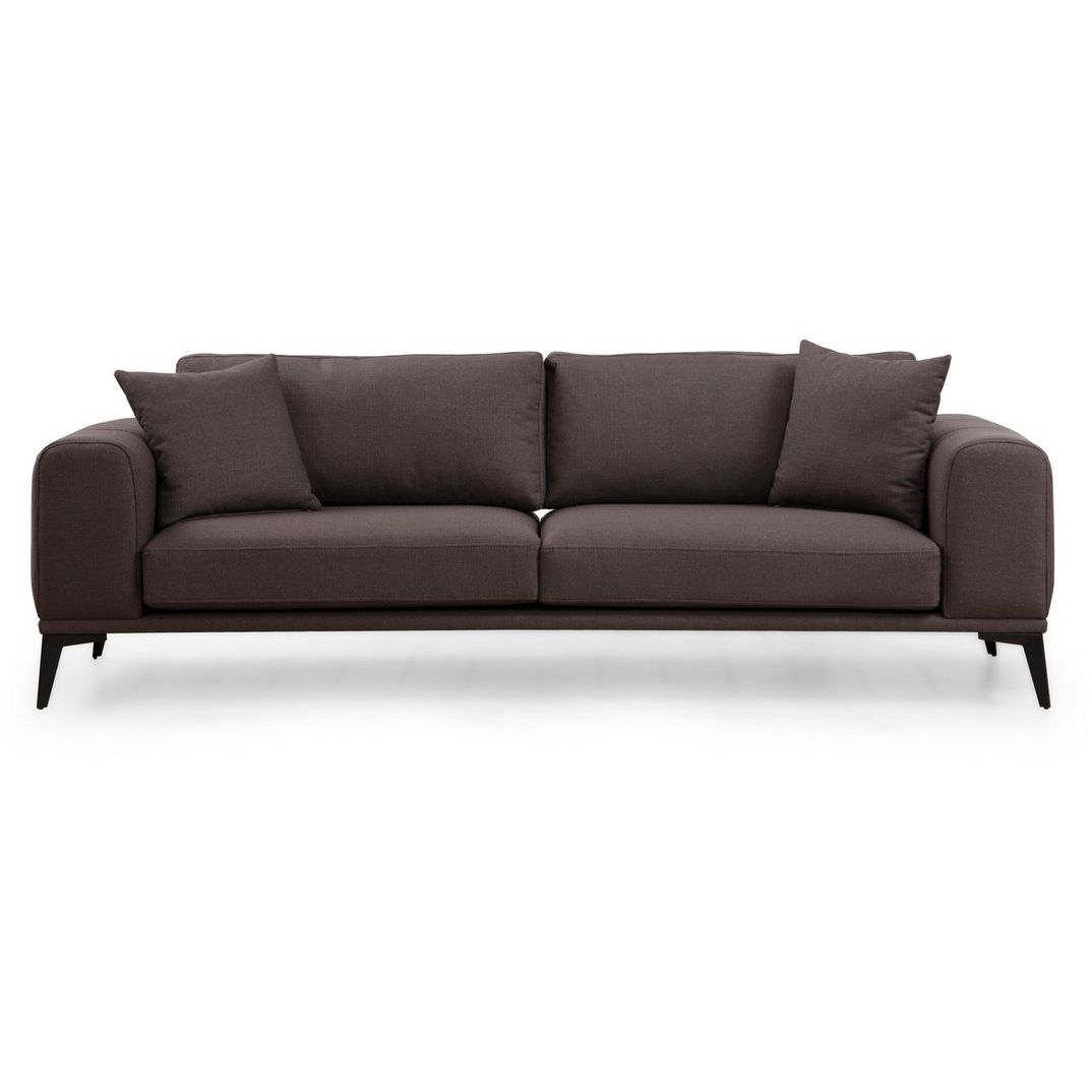 Sohva Linento Furniture Kenzo 3, 3-istuttava, harmaa