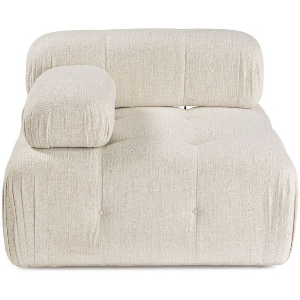 Kulmamoduuli Linento Furniture Doplo-sohvaan, vasen, kerma