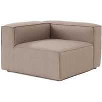 Vasen kulmamoduuli Linento Furniture Fora-moduulisohvaan, ruskea