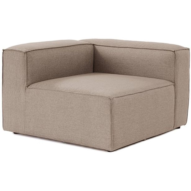 Vasen kulmamoduuli Linento Furniture Fora-moduulisohvaan, ruskea