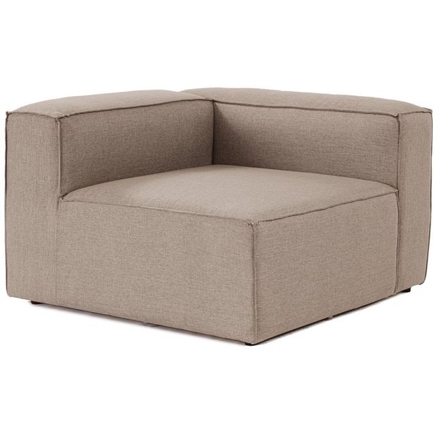 Oikea kulmamoduuli Linento Furniture Fora-moduulisohvaan, ruskea