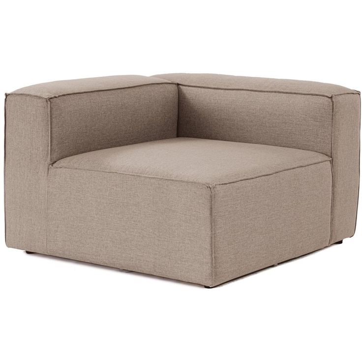 Oikea kulmamoduuli Linento Furniture Fora-moduulisohvaan, ruskea