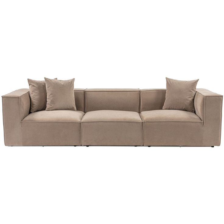 Sohva Linento Furniture Sora, 3-istuttava, cappuccino