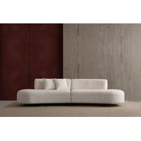 U-kulmasohva Linento Furniture Pars, 4-istuttava, kerma