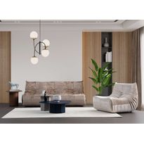 Sohva Linento Furniture Bocek, 3-istuttava