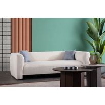 Sohva Linento Furniture Rena 3, 3-istuttava, valkoinen