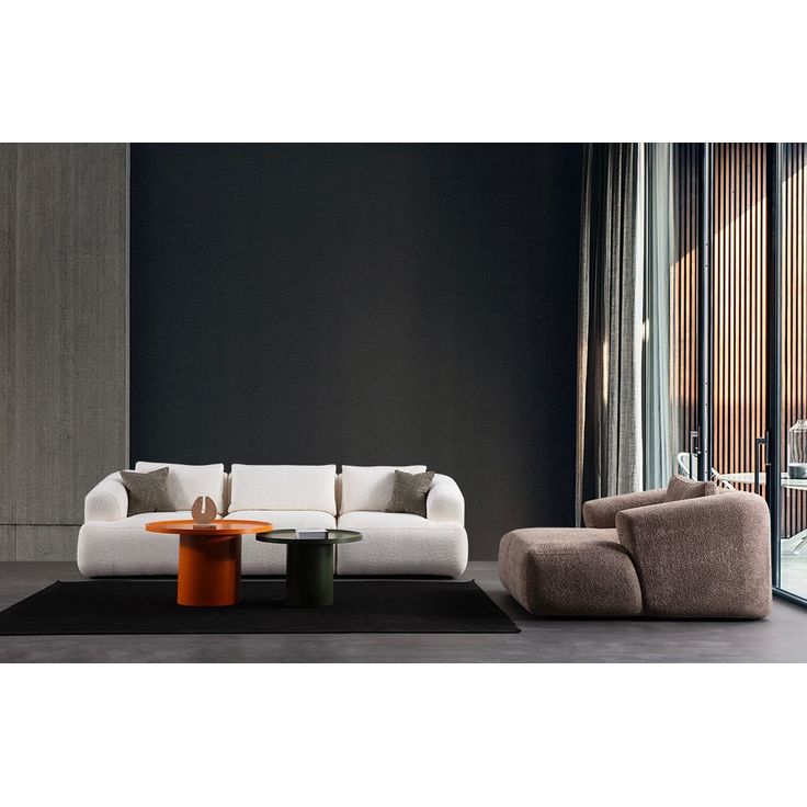 Sohva Linento Furniture Sofia, 3-istuttava, valkoinen