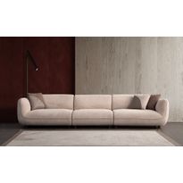 Sohva Linento Furniture Pavia, 5-istuttava, kerma