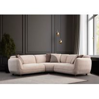 Kulmasohva Linento Furniture Pavia Corner 3, 5-istuttava, kerma