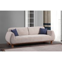 Sohva Linento Furniture Drop, 3-istuttava, valkoinen