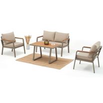 Oleskeluryhmä Linento Garden Parma, 4-istuttava, beige