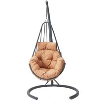 Riipputuoli Linento Garden Kirlangic, antrasiitti/beige