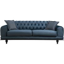 Vuodesohva Linento Furniture Arredo Capitone, 3-istuttava, sininen