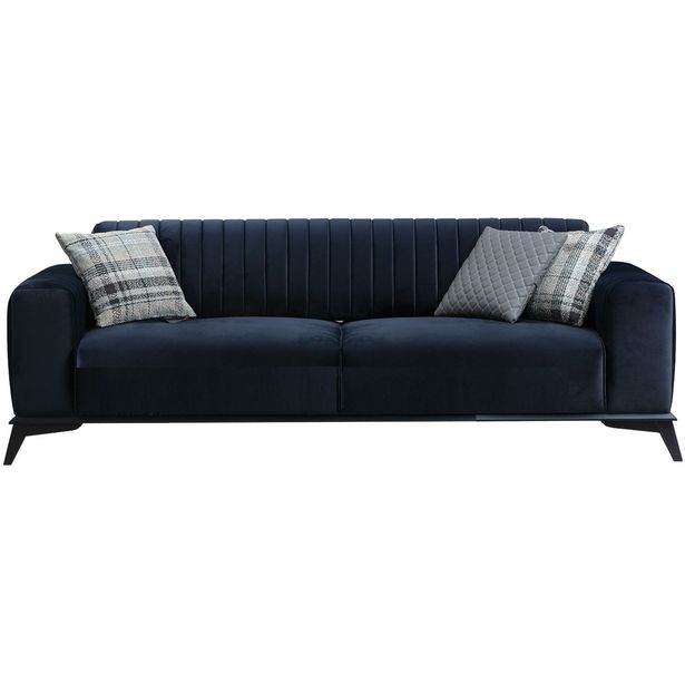 Vuodesohva Linento Furniture Lisa, 3-istuttava, sininen