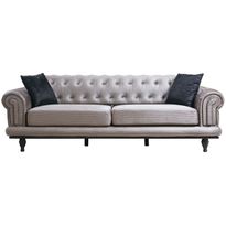 Vuodesohva Linento Furniture Polyanna, 3-istuttava, harmaa
