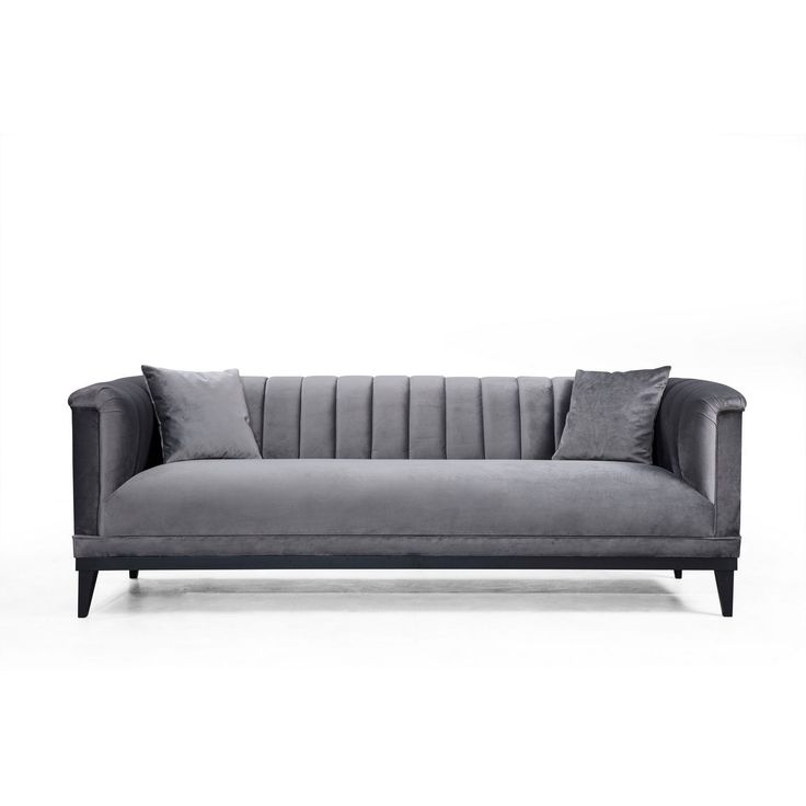 Sohva Linento Furniture Trendy, 3-istuttava, harmaa