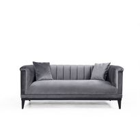 Sohva Linento Furniture Trendy, 2-istuttava, harmaa