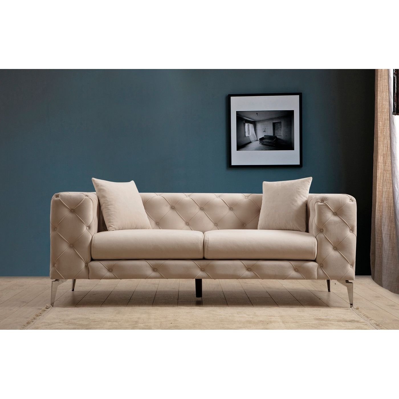 Sohva Linento Furniture Como, 2-istuttava, beige