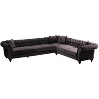 Kulmasohva Linento Furniture Bogart, oikea, ruskea