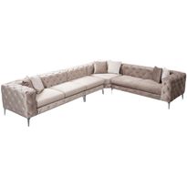 Kulmasohva Linento Furniture Como, 270x350cm, oikea, beige