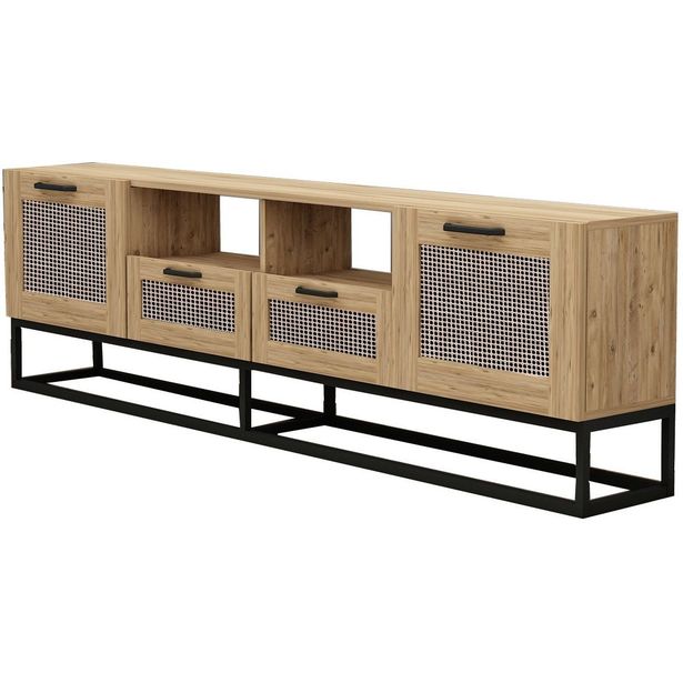 TV-taso Linento Furniture Netto, ruskea