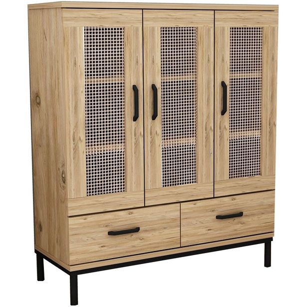 Kaappi Linento Furniture Netto 3, ruskea