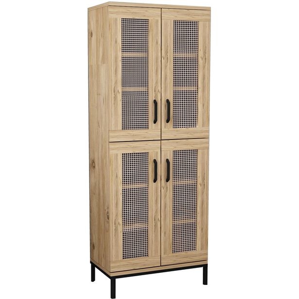 Kaappi Linento Furniture Netto V1, ruskea