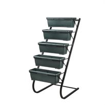 Kukkalaatikkoteline Linento Garden RS-001, 56x130cm, tummanvihreä