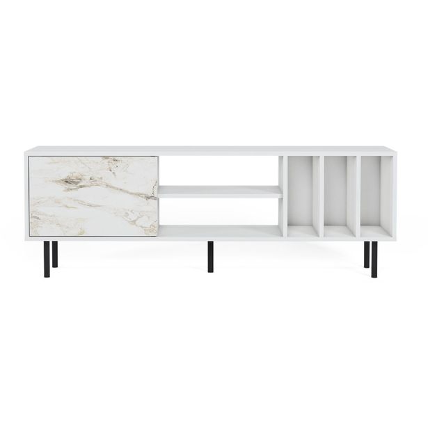 TV-taso Linento Furniture Pietra valkoinen