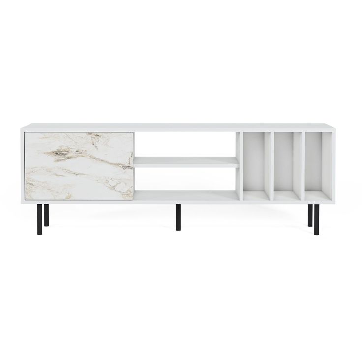 TV-taso Linento Furniture Pietra valkoinen