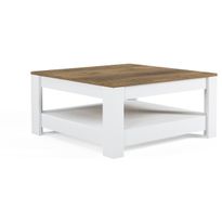 Sohvapöytä Linento Furniture Grado valkoinen/pähkinä
