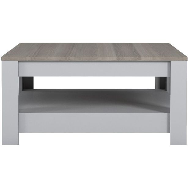 Sohvapöytä Linento Furniture Grado vaaleanharmaa/tammi