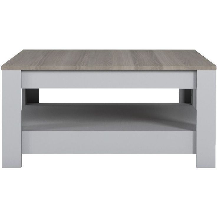 Sohvapöytä Linento Furniture Grado vaaleanharmaa/tammi