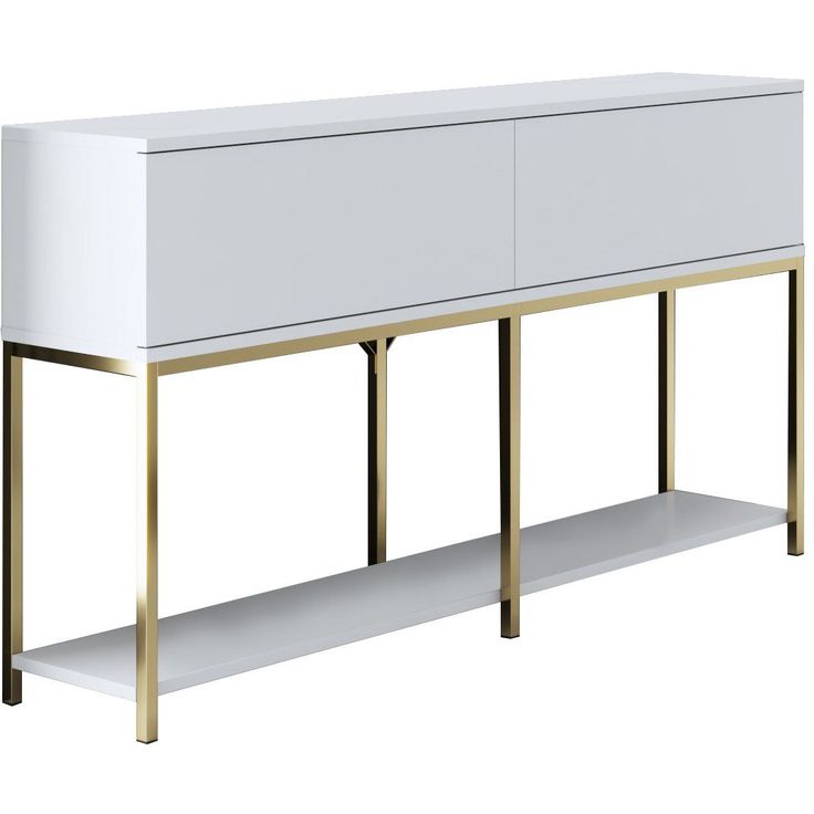 Senkki Linento Furniture Lord valkoinen/kulta