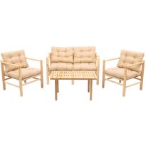 Oleskeluryhmä Linento Garden MY028, 4-istuttava, beige