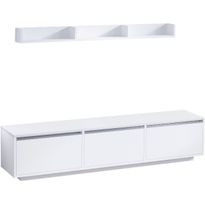 TV-kaluste Linento Furniture Prag valkoinen