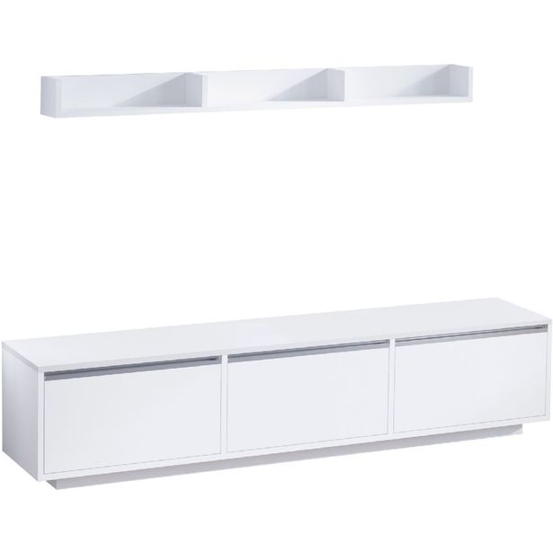 TV-kaluste Linento Furniture Prag valkoinen
