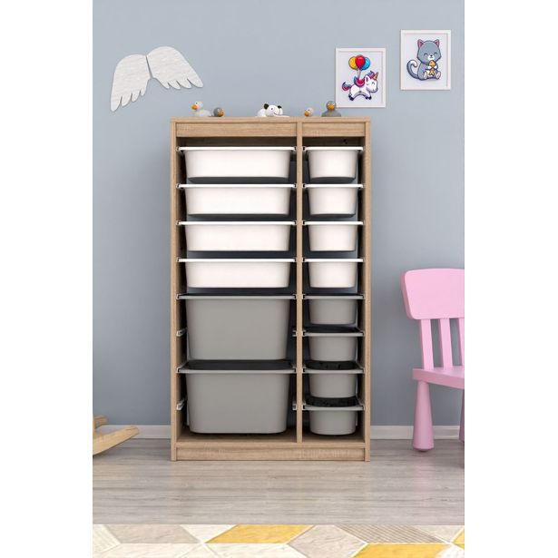 Lastenhuoneen laatikosto Linento Furniture Montana XS, 69x112.2cm, eri värejä