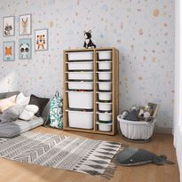 Lastenhuoneen laatikosto Linento Furniture Rine, 69.5x109cm, eri värejä