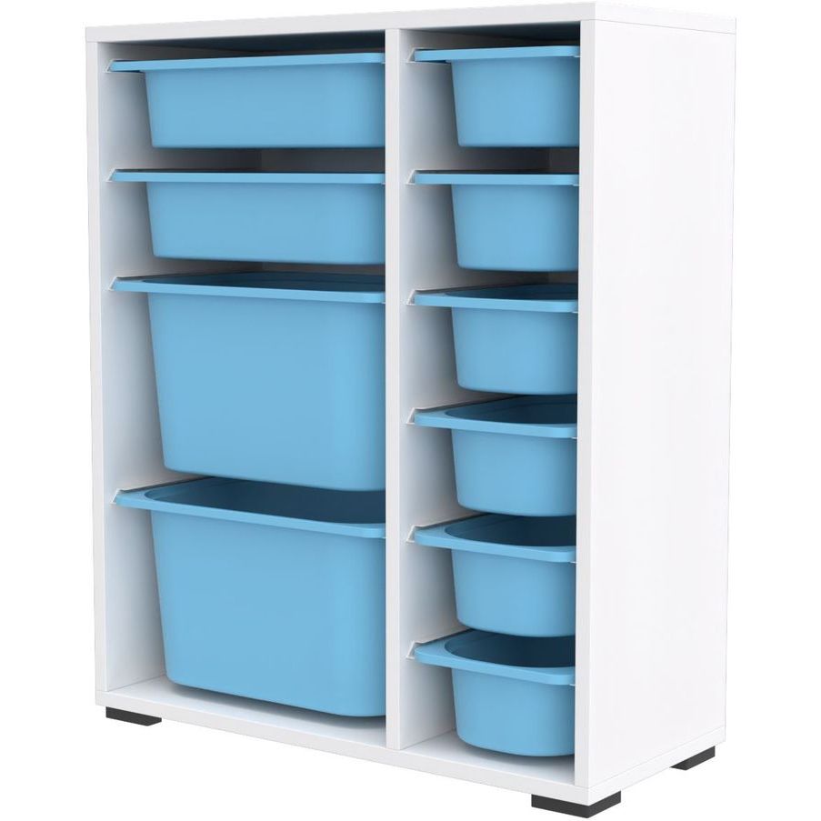 Lastenhuoneen laatikosto Linento Furniture Zen, sininen