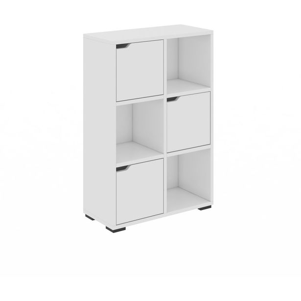 Kirjahylly Linento Furniture Vinesa, 60x90cm, valkoinen